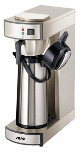 SARO Edelstahl Kaffeemaschine Thermo 24 inkl. 1000 Filter